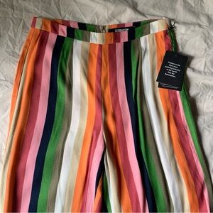 Reformation Clare Pant Rainbow Stripe Small 6P